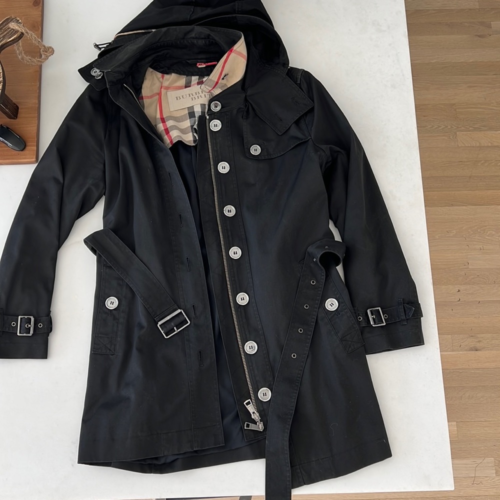 Burberry Brit- trench midlength with removable wool liner